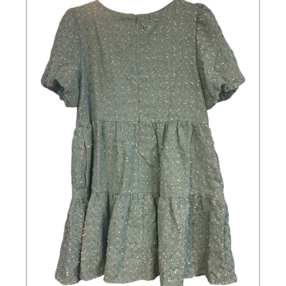 Dance & Marvel Tweed Pocketed Tiered Babydoll Dress NWT - Picture 2 of 4